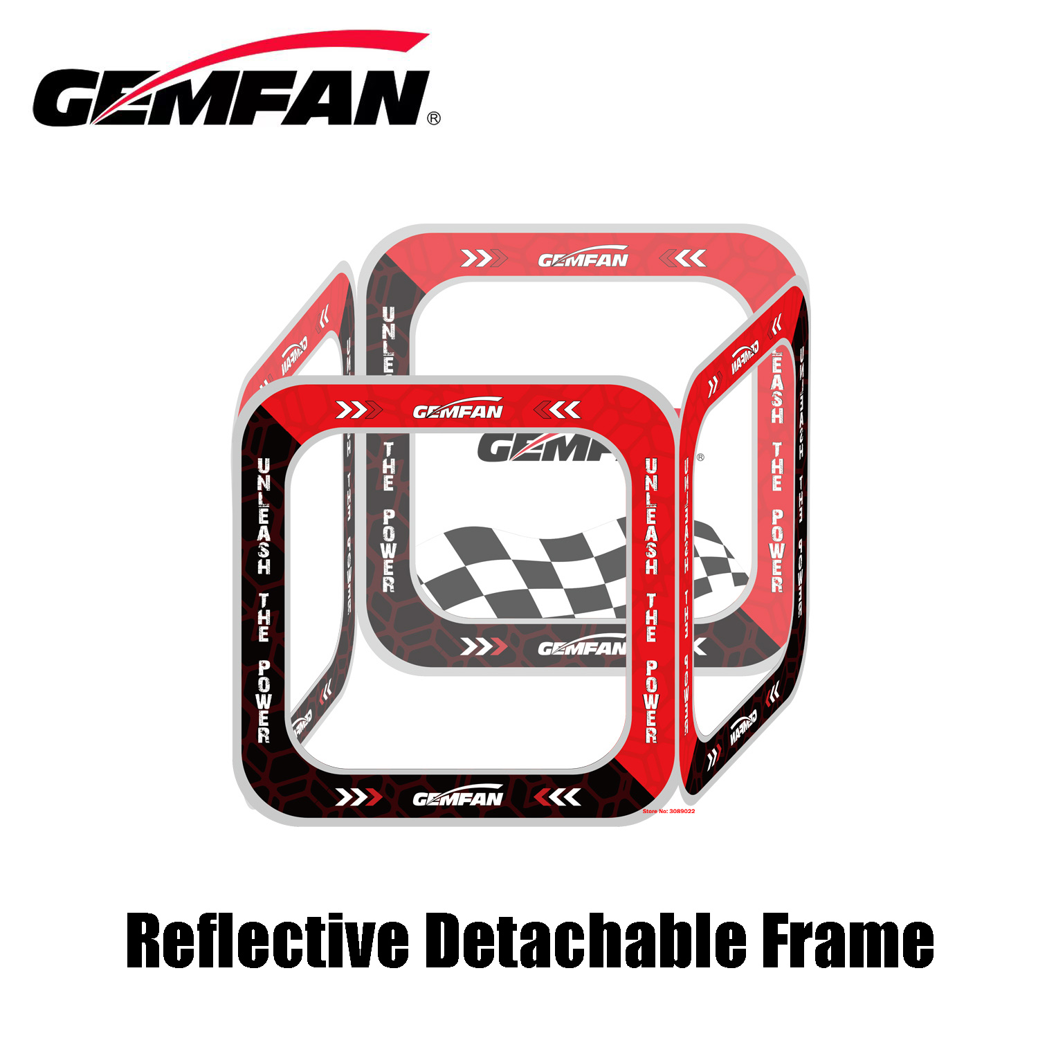 Drone Racing Flag - Gemfan 80*80cm fpv Race Cube Gate