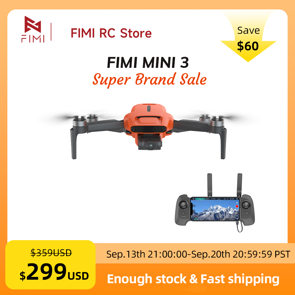 Drone Racing Camera - FIMI MINI 3 Kamera-Drohne 4K 60fps