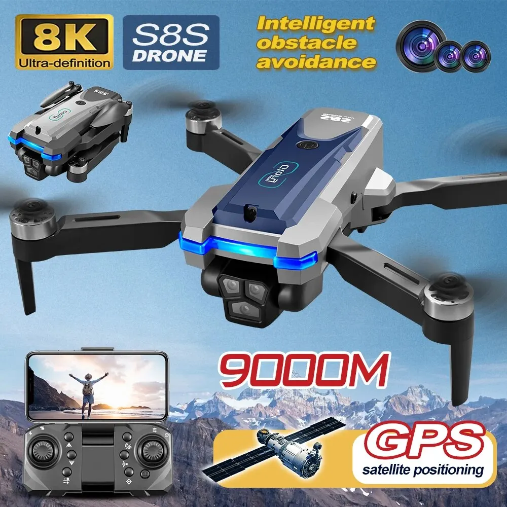 Drone Racing Camera - S8s gps drohne 5g wifi 8k